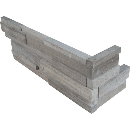 Msi Gray Oak 3D Ledger Panel SAMPLE Honed Marble Wall Tile ZOR-PNL-0038-SAM